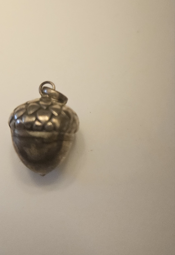 Elegant Acorn Bell Pendant Necklace